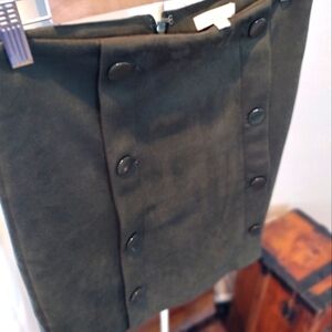 Olive green skirt